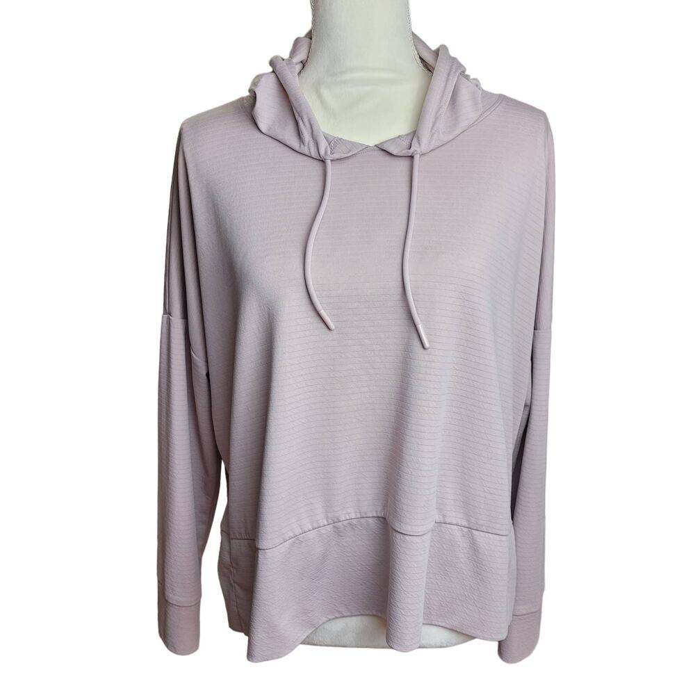 Mondetta Womens Medium Soft Pink Active Wear Pull Over Hoodie Lounge Comfort